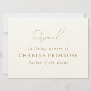 Signe en mémoire pour Mariage