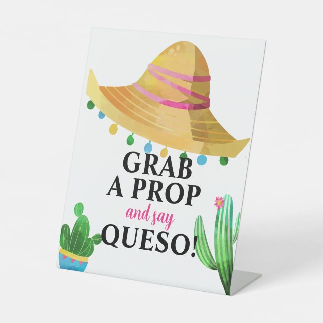 Signe Fiesta Photo Booth Prenez Une Prop Et Dites  (Recto)