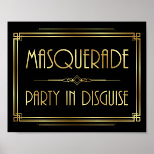 Signe Gatsby Art Déco MASQUERADE