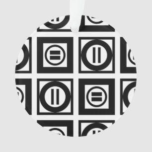 SIGNE Géométrique Noir et Blanc Motif