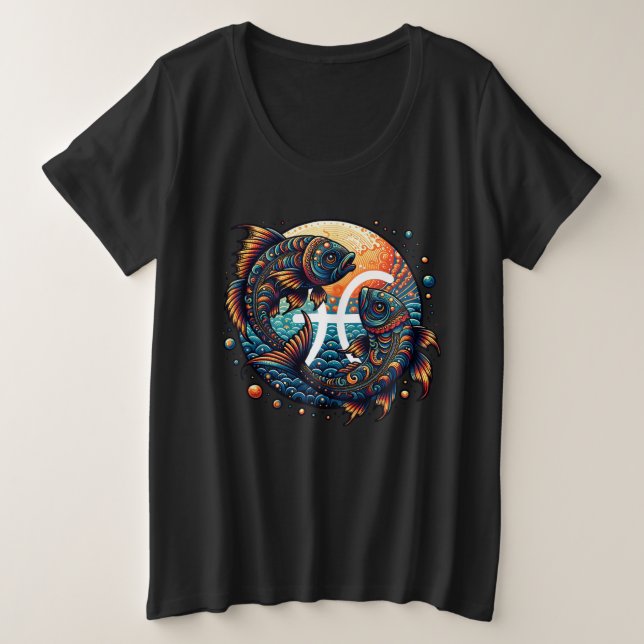 SIGNE Horoscope Astrologique Poissons Zodiac (Design devant)