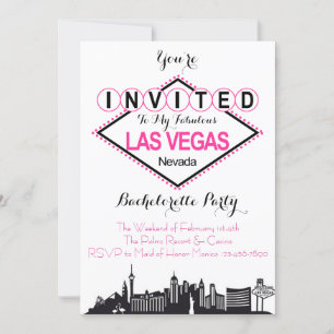 Signe Las Vegas Bachelorette Party Invitation