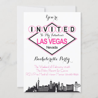 Signe Las Vegas Bachelorette Party Invitation