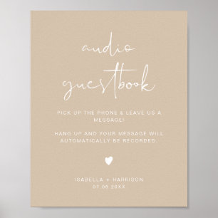 SIGNE Mariage du livre d'or INDIE Boho Audio