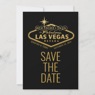 Signe Mariage Las Vegas Gold Photo Enregistrer la