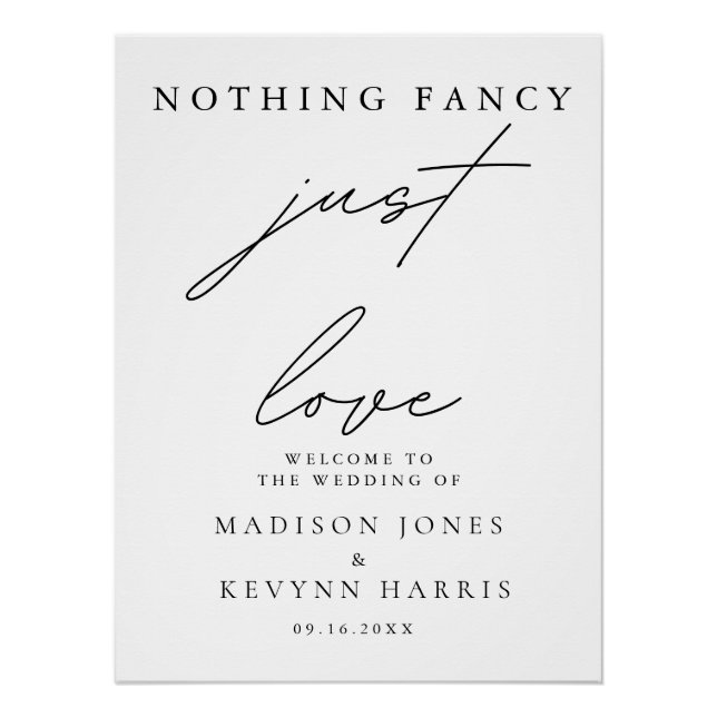 SIGNE Mariage Rien De Fancy Just Love (Devant)