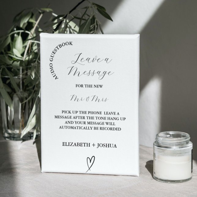 Signe minimaliste moderne du livre d'or Black Audi (Créateur téléchargé)