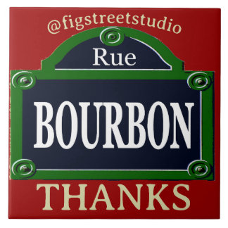 Signe Paris Street, ajouter du texte, Carreaux