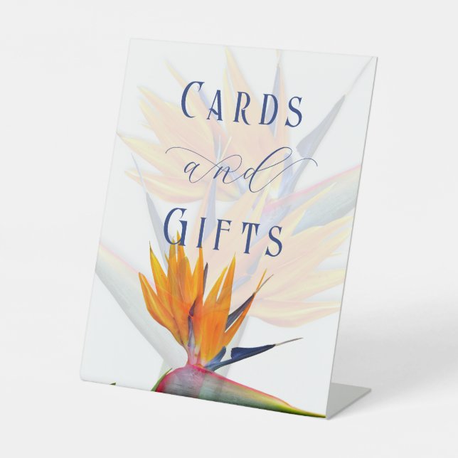 SIGNE Pédastal Mariage Oiseau du Paradis (Recto)