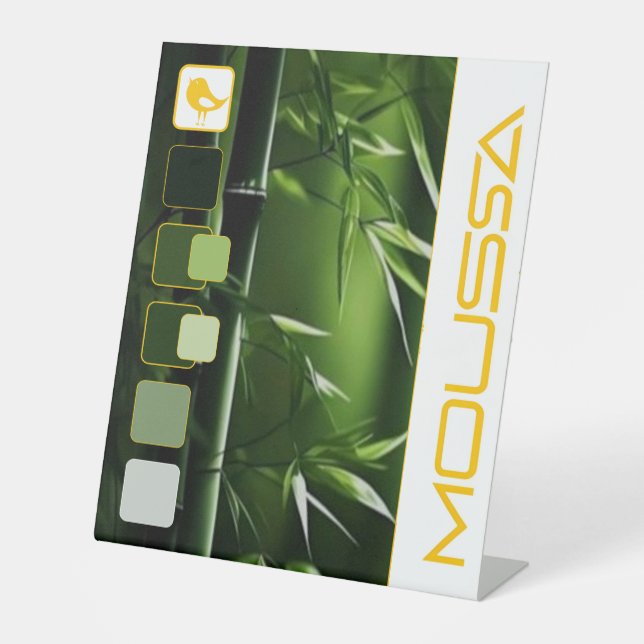 SIGNE PÉDESTAL MOUSSA (Recto)