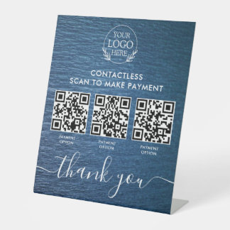 Signe Pedestal personnalisé avec paiement de code