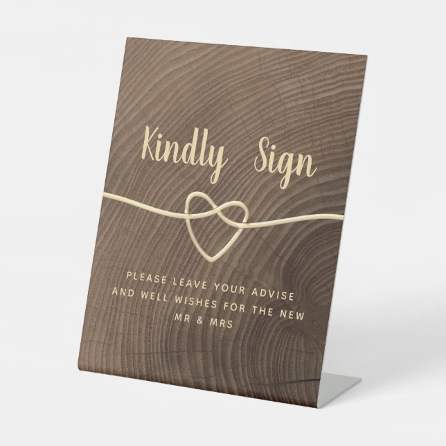 SIGNE PIÉTONNE Mariage Rustique (Recto)