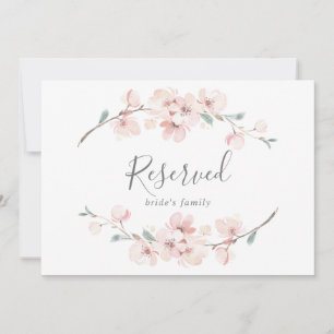 Signe réservé aux fleurs de cerisier de printemps