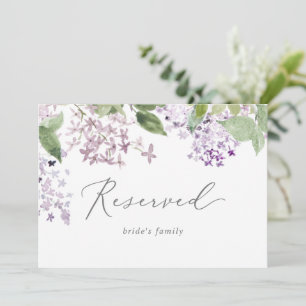 SIGNE RÉSERVÉ Lilac Rustique