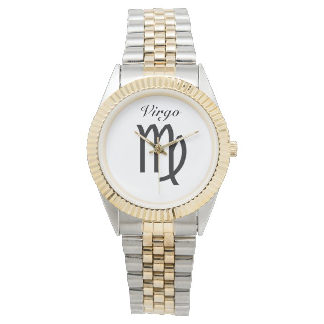 Signe Vierge du zodiaque. Montres pour hommes. (devant)