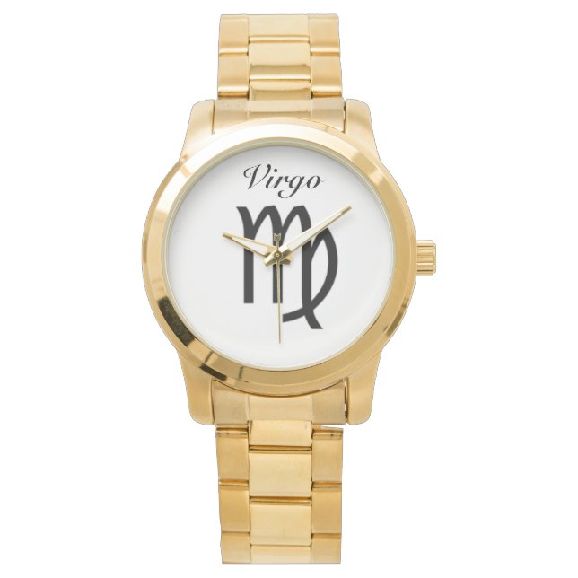 Signe Vierge du zodiaque. Montres pour hommes. (devant)