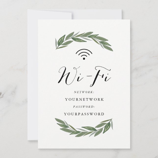 SIGNE Wifi Green Sprigs (Devant)