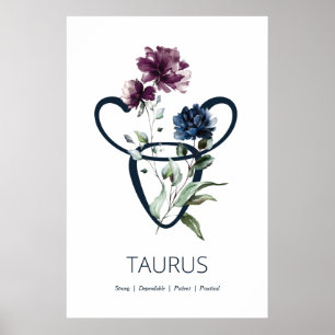 SIGNE Zodiac Taurus Poster