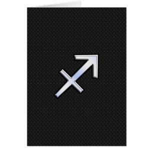 Signe zodiacal Sagittaire sur peau de serpent noir