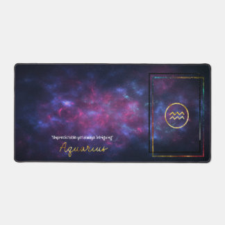 SIGNE Zodiaque Aquarius Nebula Galaxy Pad