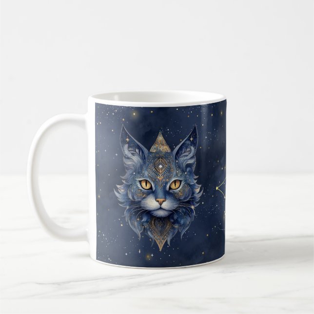 SIGNE Zodiaque Capricorne & Mug Cat Céleste (Gauche)