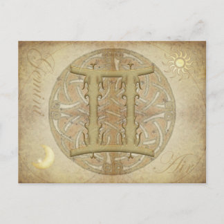 SIGNE Zodiaque Carte postale Gemini
