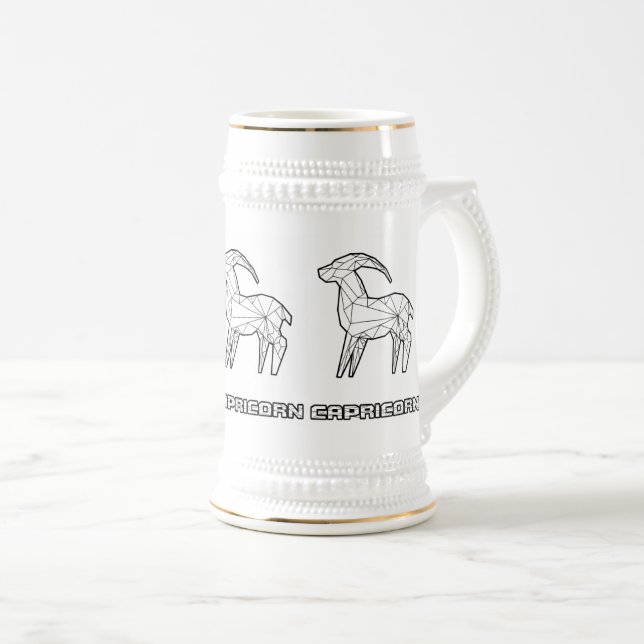 Signe zodiaque Mug : Capricorne (Devant droit)