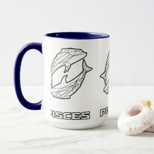 Signe zodiaque Mug : Poissons