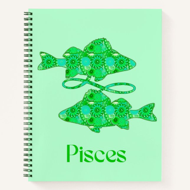 Signe zodiaque pour les poissons dans le Journal v (Devant)