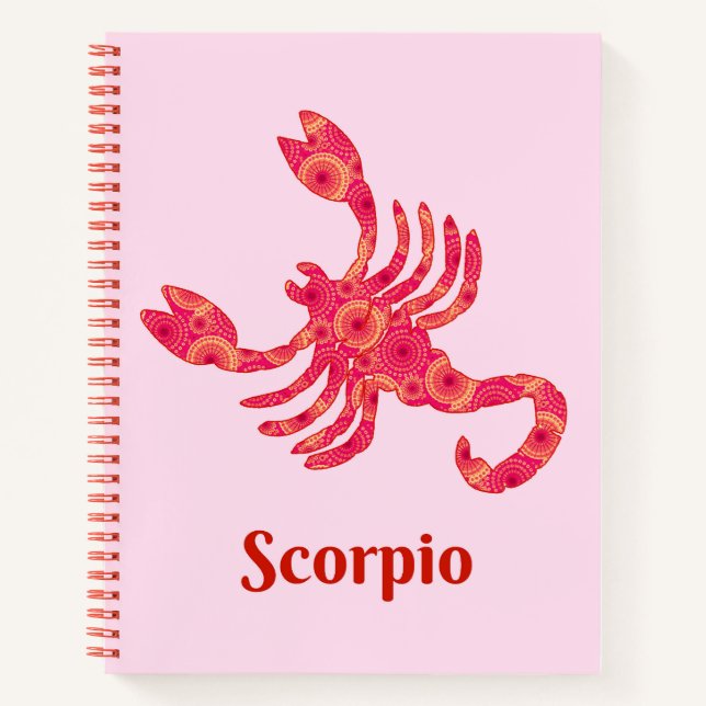 Signe zodiaque pour Scorpio dans le Journal rouge  (Devant)