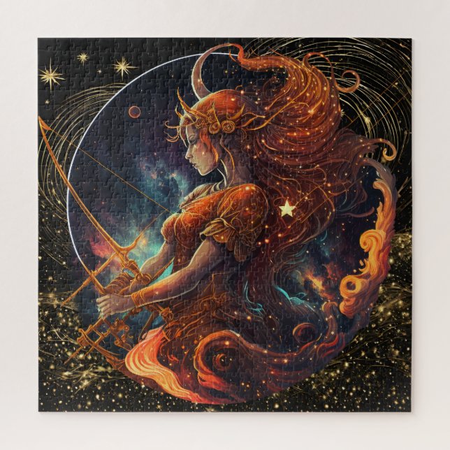 Signe zodiaque Puzzle Sagittarius, 20"x20" 676 pcs (Vertical)