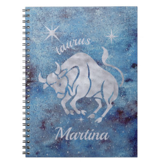 SIGNE Zodiaque Taurus Carnet Spiral