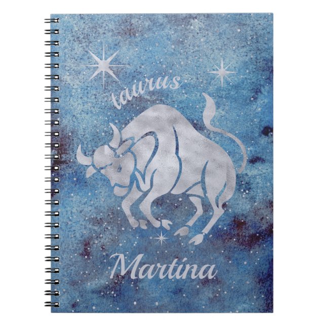 SIGNE Zodiaque Taurus Carnet Spiral (Devant)