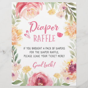 SIGNER Déchets Raffin Baby shower partie Jeu