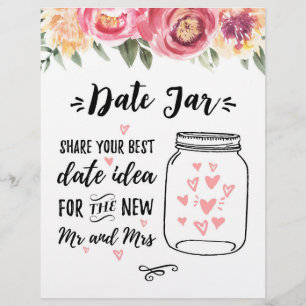 SIGNER pour le jeu Date Jar, Bridal & Wedding show