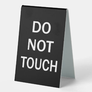 Signes de bureau de style Tente simples verticaux