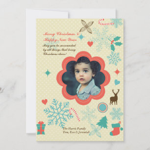 Signes de la carte de Noël