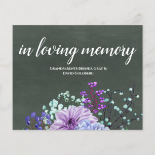 Signes de mariage personnalisés Chalkboard Purple