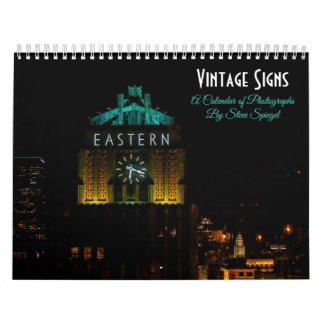 Signes vintages - un calendrier de photographies