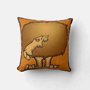 Signes Zodiac Leo Coussin d'anniversaire