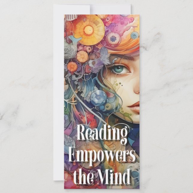 Signet de devis de lecture inspirant. (Devant)