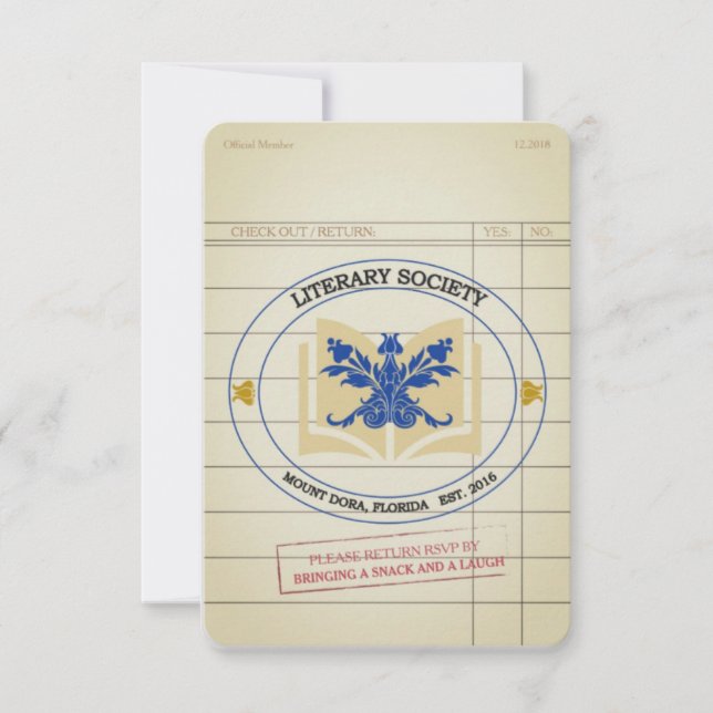 Signet de la Société littéraire (Devant)