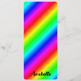 Signet dégradé arc-en-ciel personnalisé