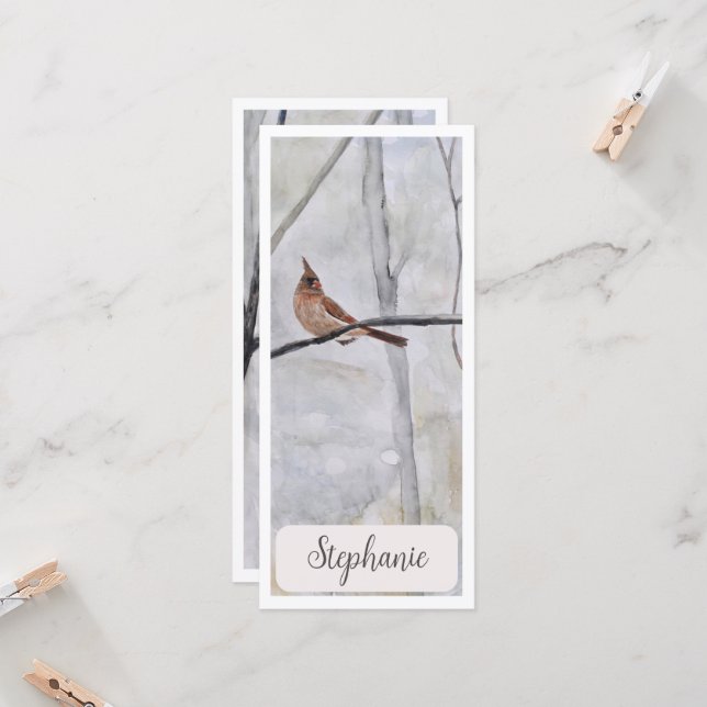 Signet géant cardinal personnalisé (Devant/Arrière en situation)