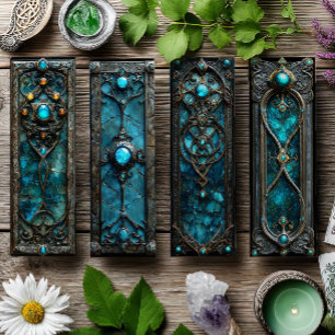 Signet irlandais, Turqoise Silver Celtique Signet