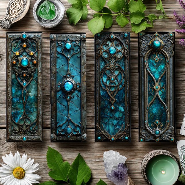 Signet irlandais, Turqoise Silver Celtique Signet (Créateur téléchargé)