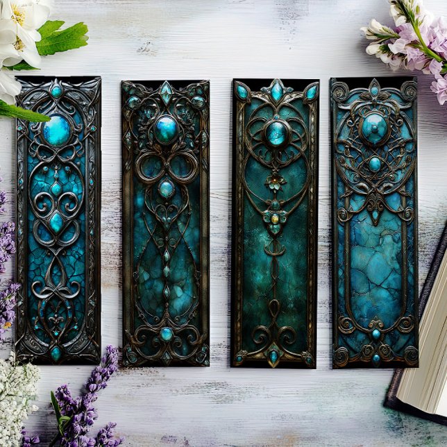 Signet irlandais, Turqoise Silver Celtique Signet (Créateur téléchargé)