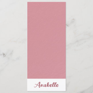 Signet Minimaliste en Or Rose Personnalisé