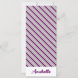 Signet personnalisé de bandes violettes