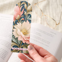 Signet personnalisé - Florale rose Art nouveau